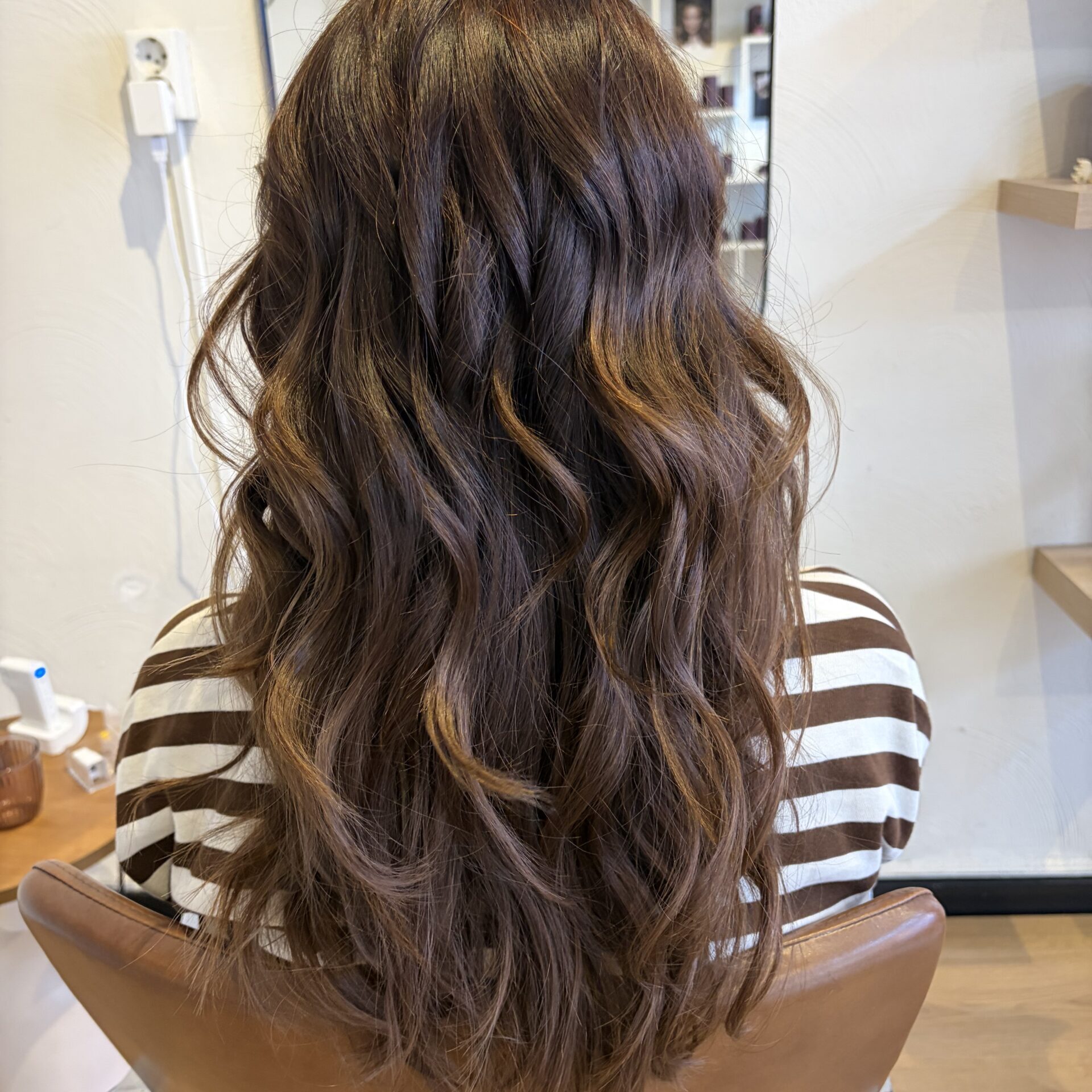 IMG_9630 Bruine haarkleuring bij The Headspa Salon Hilversum